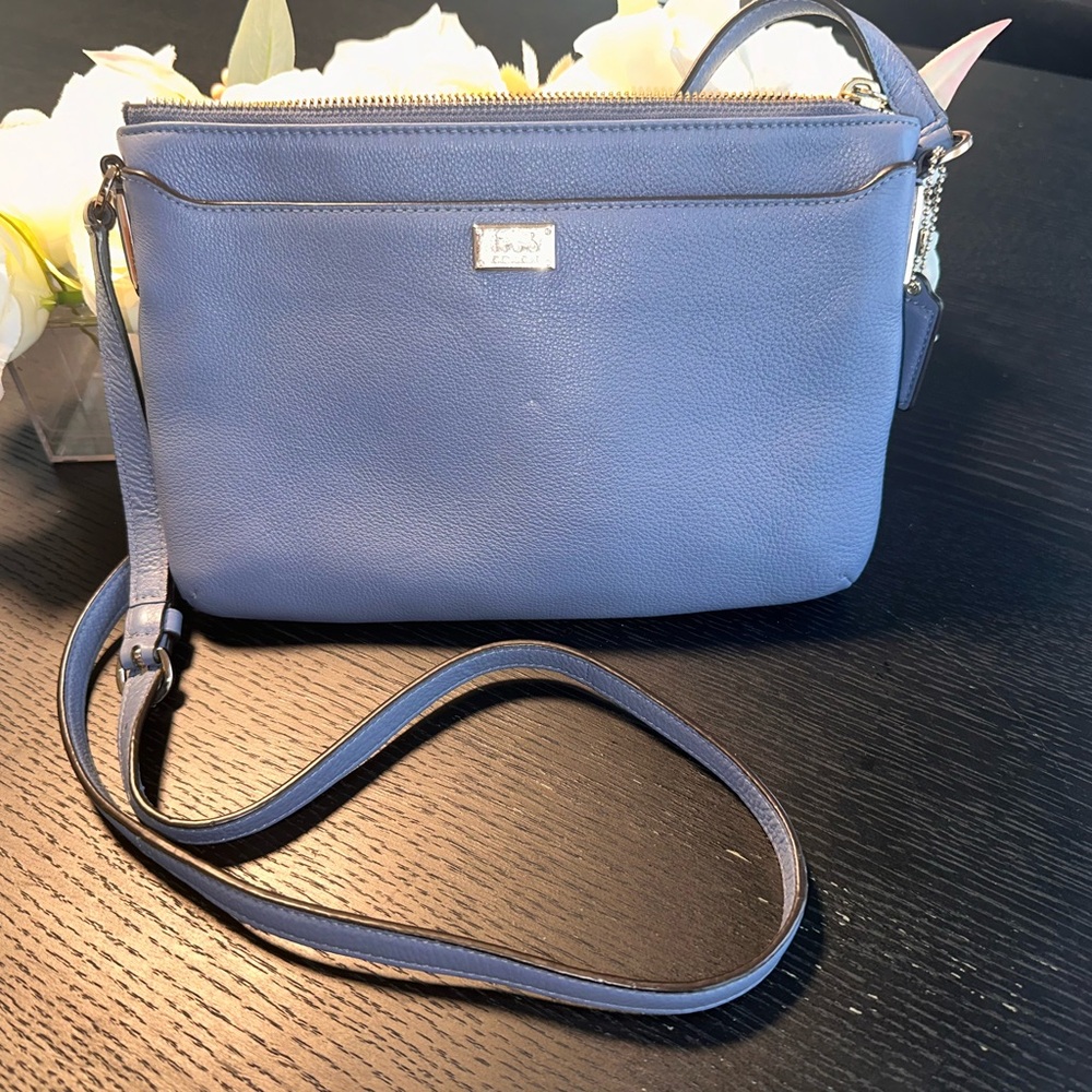 Coach Madison Leather East/West Swingpack Small Crossbody Bag Adjustable Strap